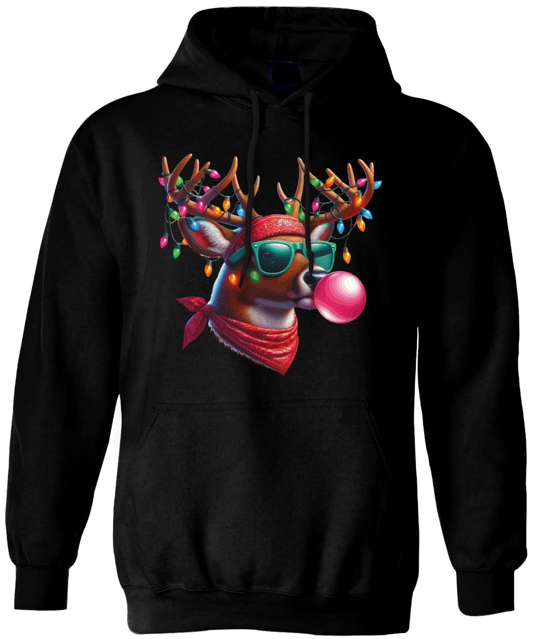 Sweatshirt Weihnachtspullover Angeln Hoodie Grinch Frohe Weihnachten