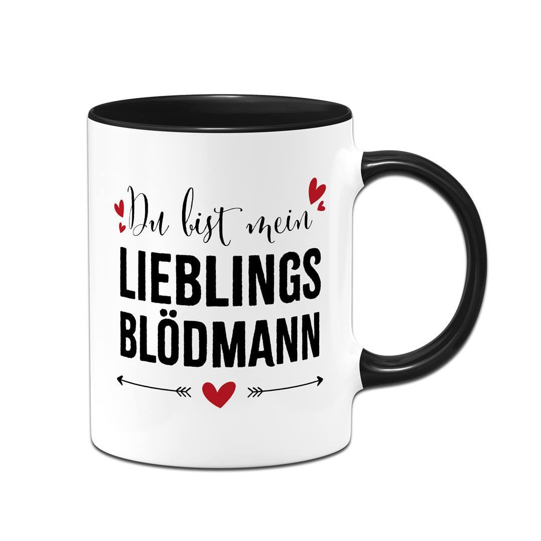 Tazza Divertente Gialla 'Du Bist Mein Lieblingsmensch' - 330 Ml, Ceramica, Stampa Su Entrambi I Lati, Lavabile In Lavastoviglie, Regalo Per Amici E Fidanzata