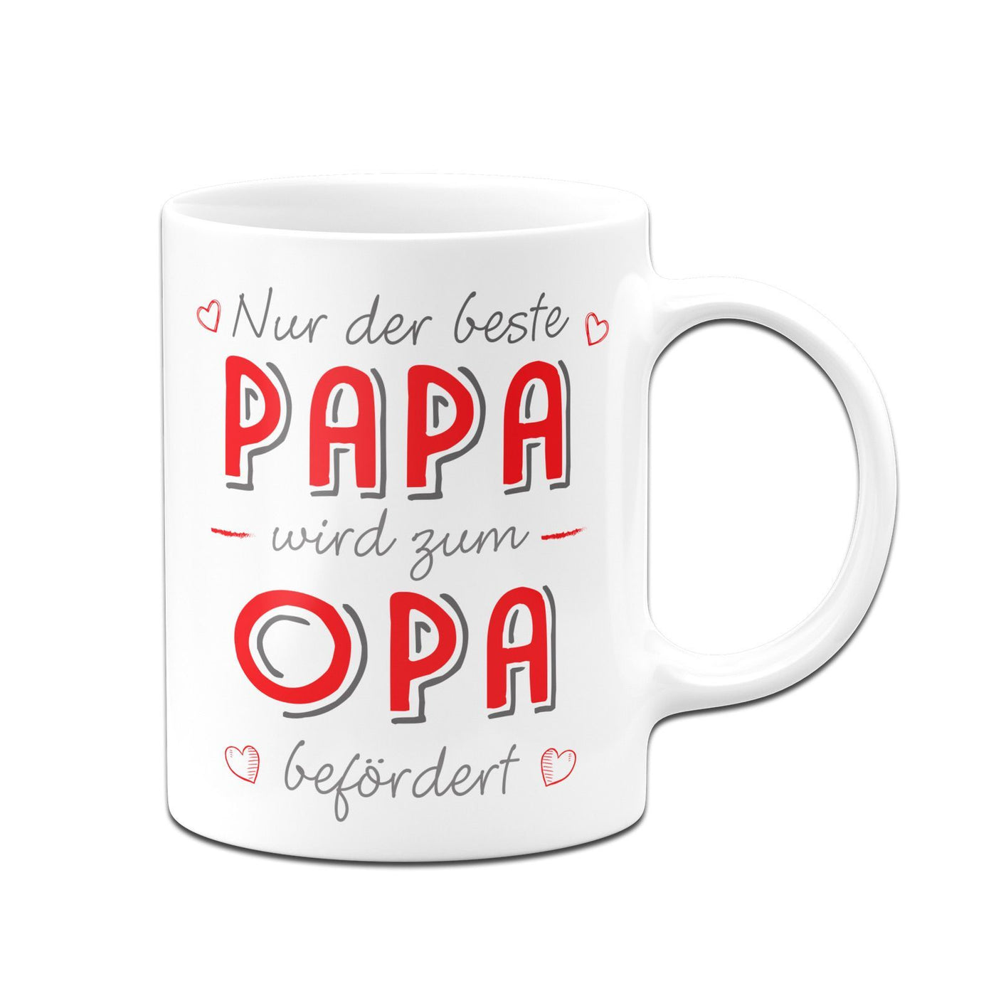 Bild: Tasse - Nur der beste Papa wird zum Opa befördert Geschenkidee