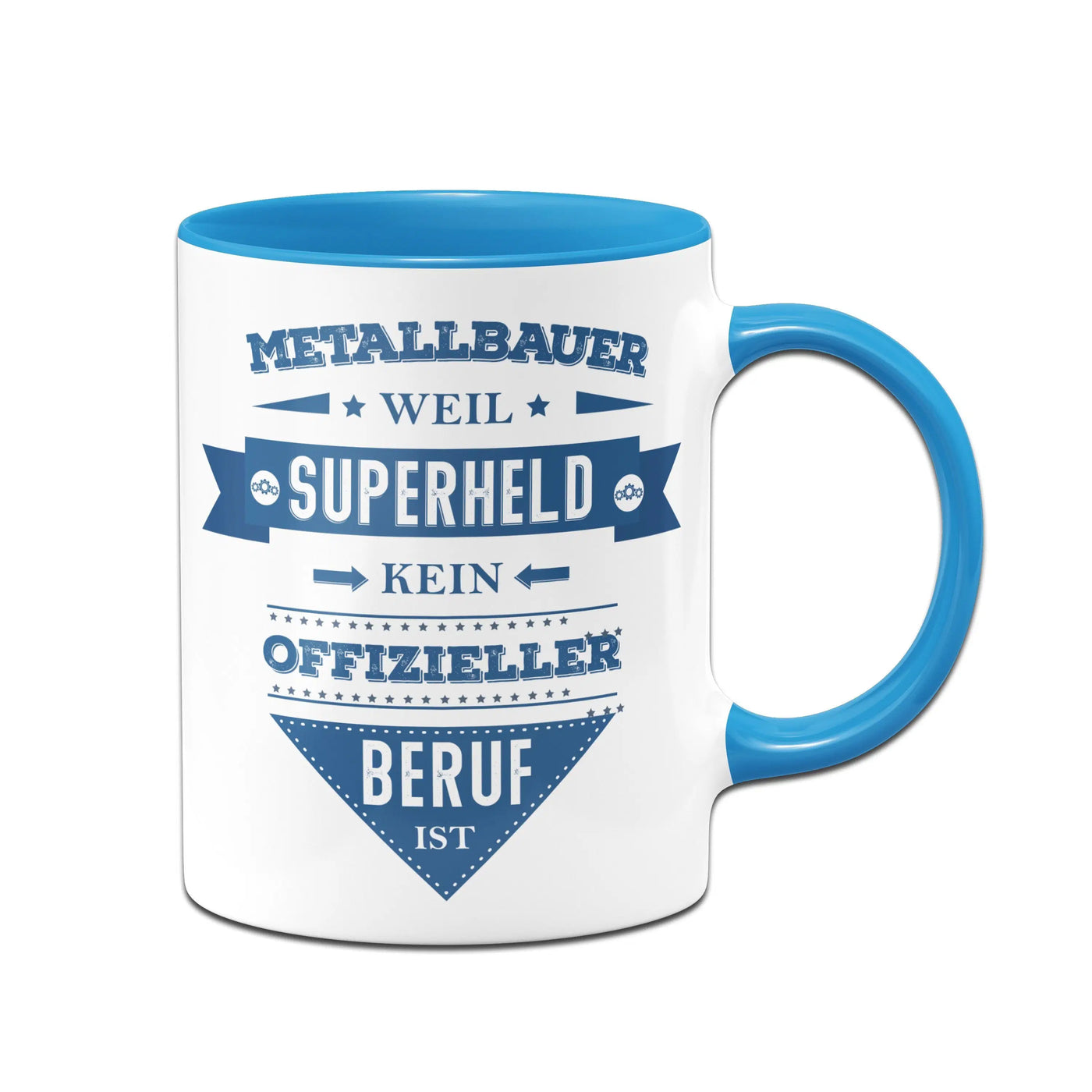 Bild: Tasse - Metallbauer, weil Superheld kein offizieller Beruf ist Geschenkidee