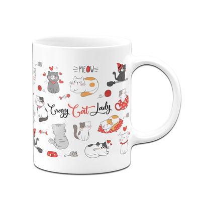 Bild: Tasse - Crazy Cat Lady (Rundumdruck) Geschenkidee