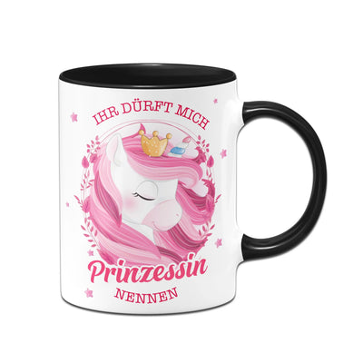 Bild: Kinder-Tasse - Ihr dürft mich Prinzessin nennen. Geschenkidee