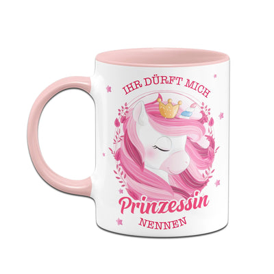Bild: Kinder-Tasse - Ihr dürft mich Prinzessin nennen. Geschenkidee