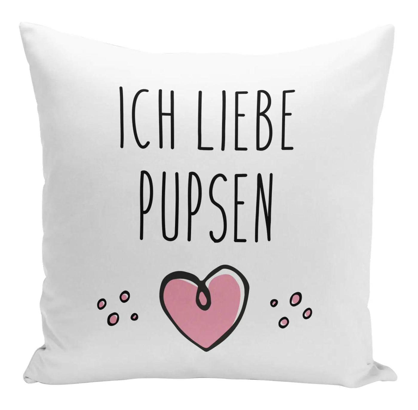 Bild: Kissen - Ich liebe Pupsen Geschenkidee