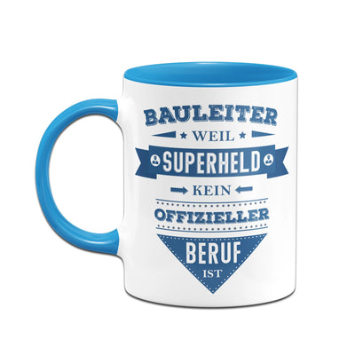 Bild: Tasse - Bauleiter weil Superheld kein offizieller Beruf ist. Geschenkidee