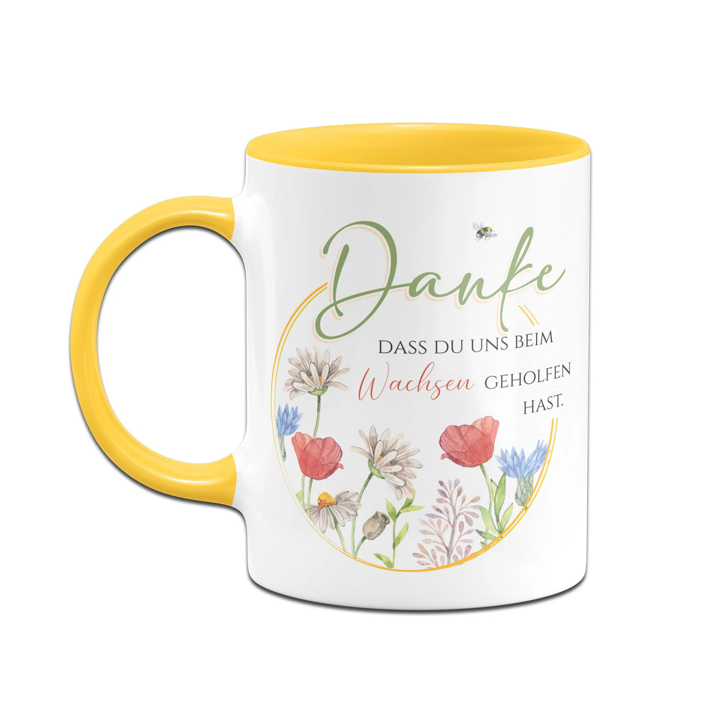 Bild: Tasse - Danke, dass du uns beim Wachsen geholfen hast. Geschenkidee