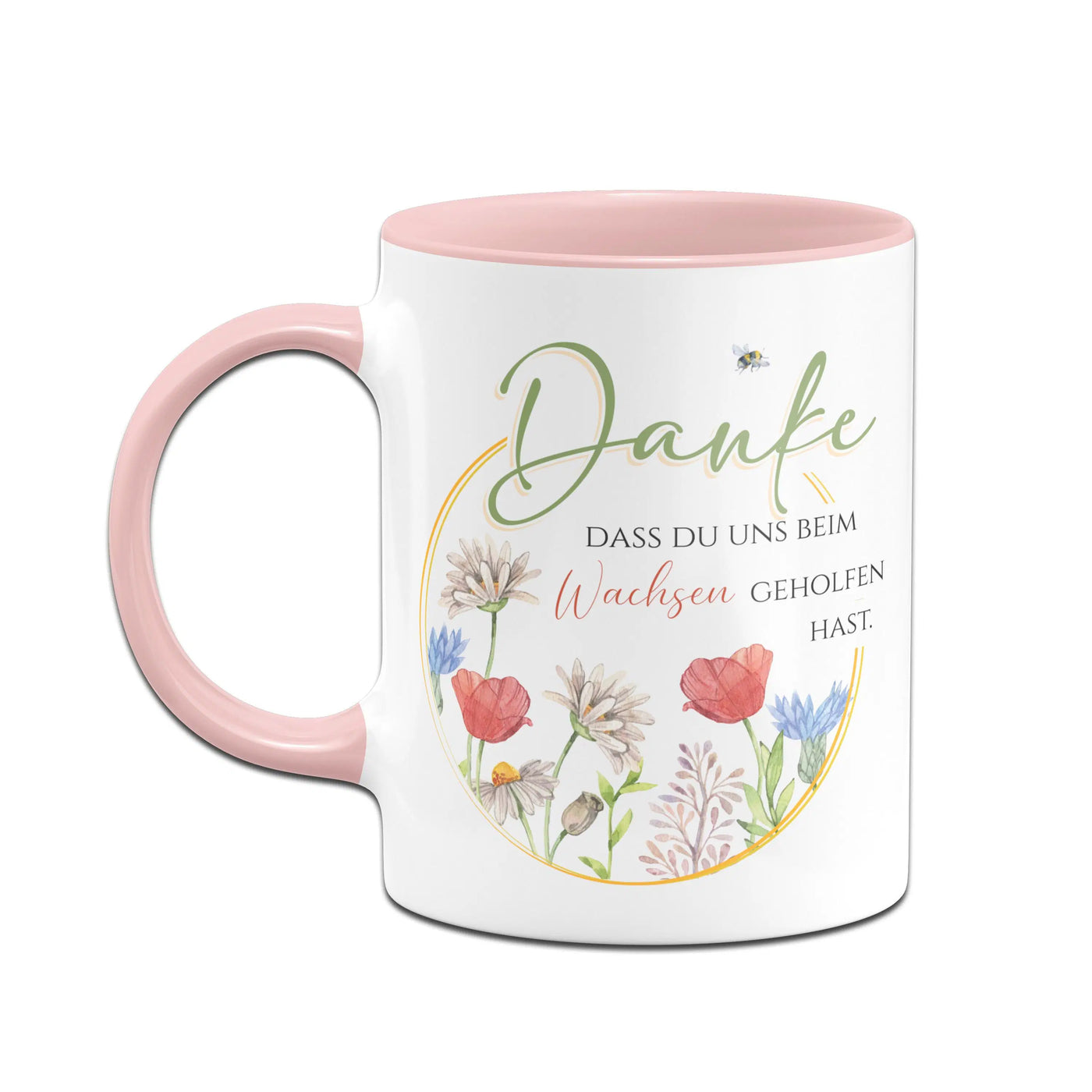 Bild: Tasse - Danke, dass du uns beim Wachsen geholfen hast. Geschenkidee