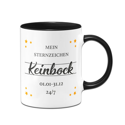 Bild: Tasse - Mein Sternzeichen Keinbock Geschenkidee