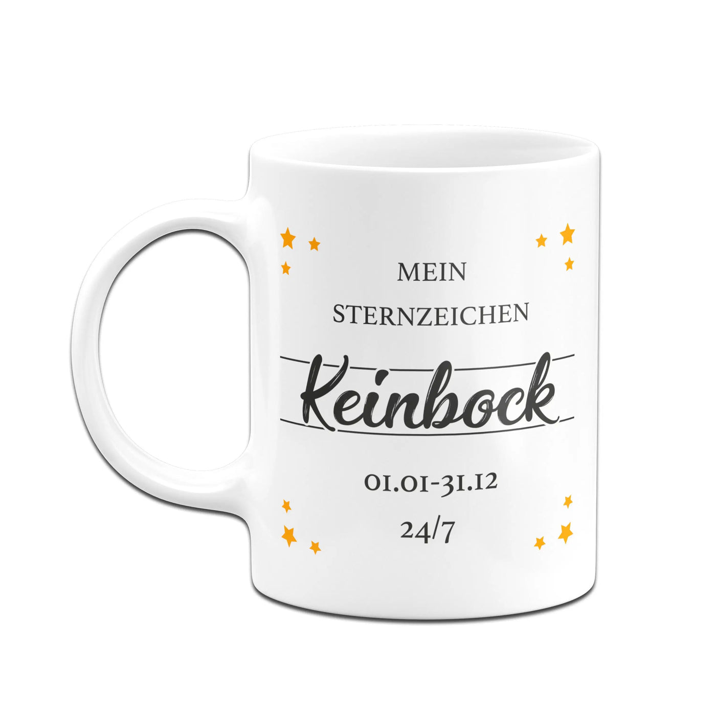 Bild: Tasse - Mein Sternzeichen Keinbock Geschenkidee