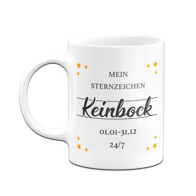 Bild: Tasse - Mein Sternzeichen Keinbock Geschenkidee