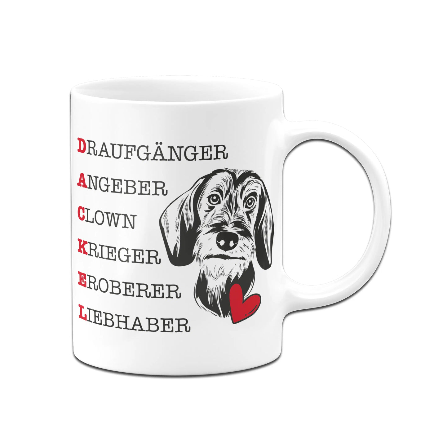 Bild: Dackel Tasse - Dackeldefinition Geschenkidee