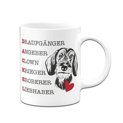 Bild: Dackel Tasse - Dackeldefinition Geschenkidee