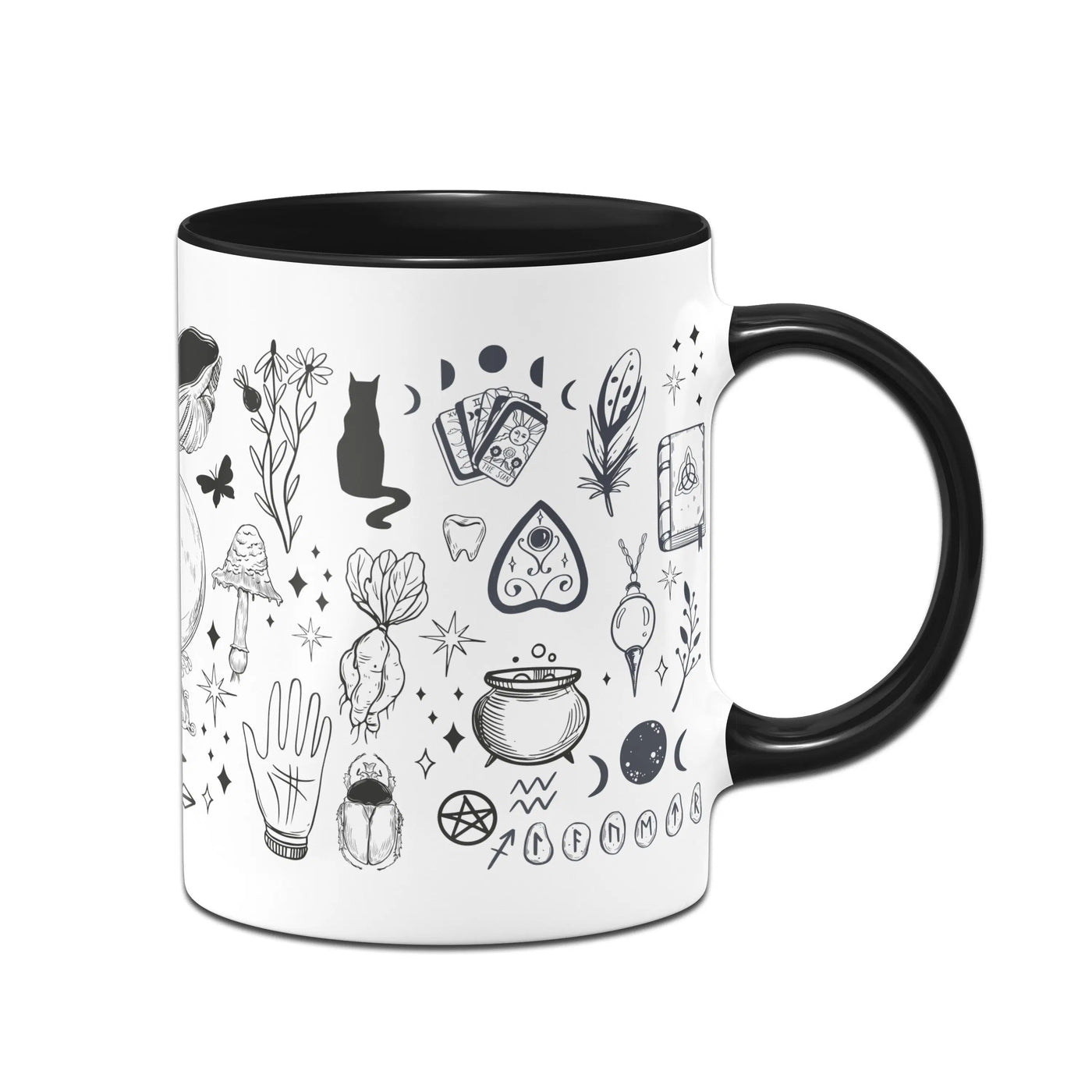 Bild: Tasse - Esoterik Symbole - Wimmebild Geschenkidee