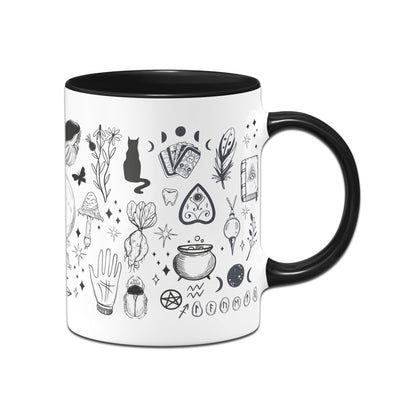 Bild: Tasse - Esoterik Symbole - Wimmebild Geschenkidee