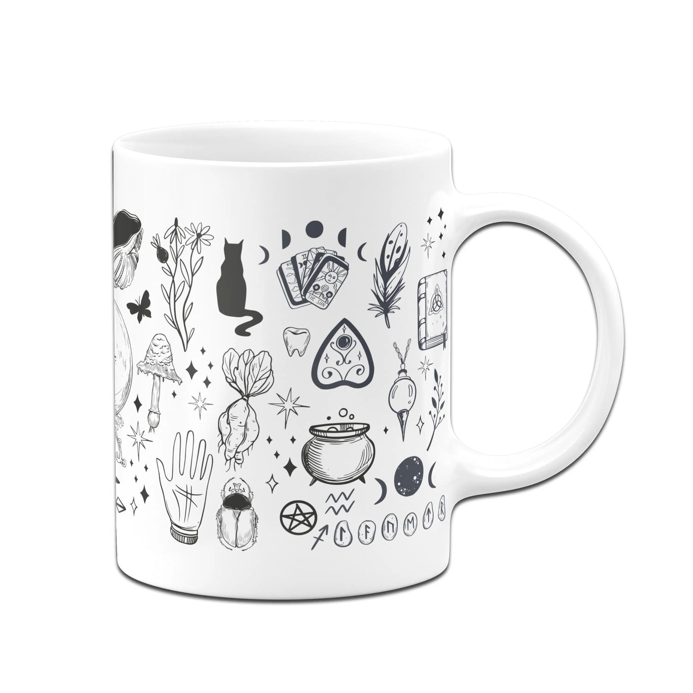 Bild: Tasse - Esoterik Symbole - Wimmebild Geschenkidee