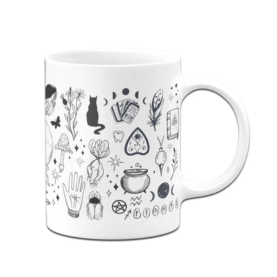 Bild: Tasse - Esoterik Symbole - Wimmebild Geschenkidee