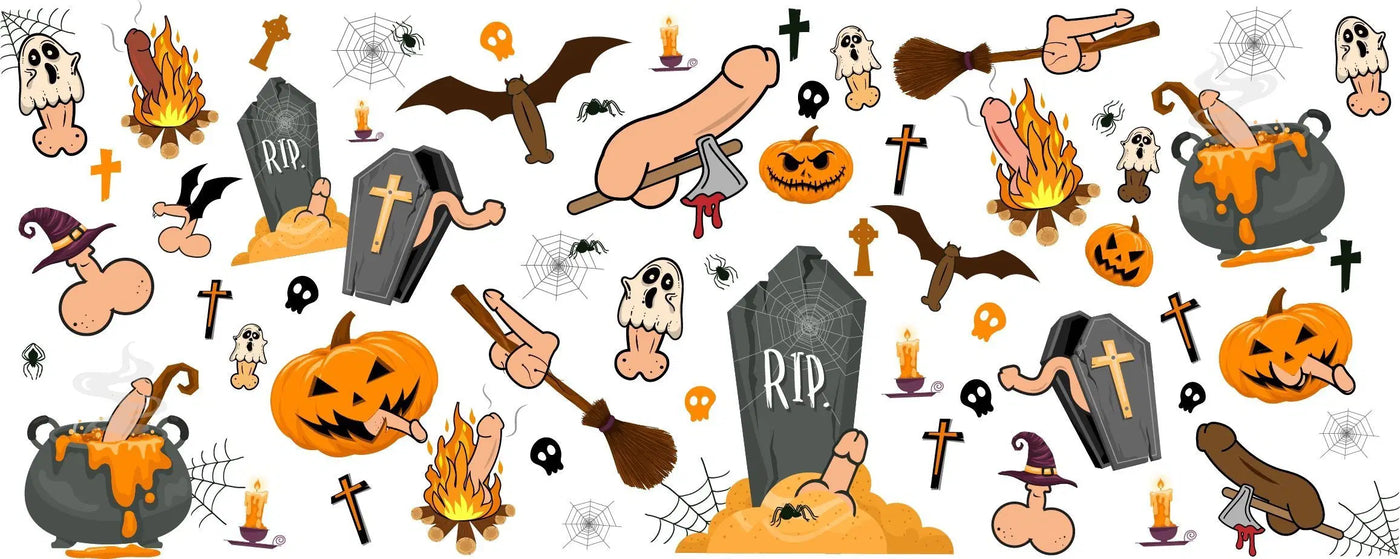 Bild: Tasse - Halloween mit Grusel Penis - Pimmel Geschenkidee