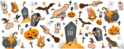 Bild: Tasse - Halloween mit Grusel Penis - Pimmel Geschenkidee