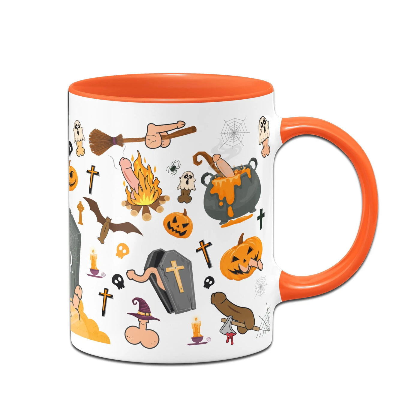Bild: Tasse - Halloween mit Grusel Penis - Pimmel Geschenkidee