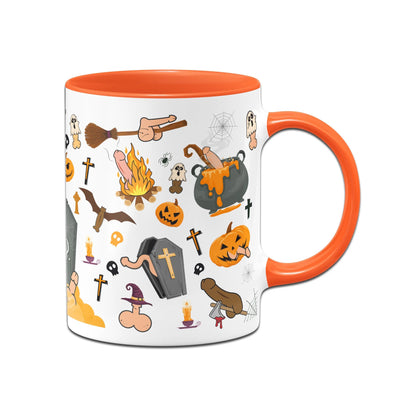 Bild: Tasse - Halloween mit Grusel Penis - Pimmel Geschenkidee