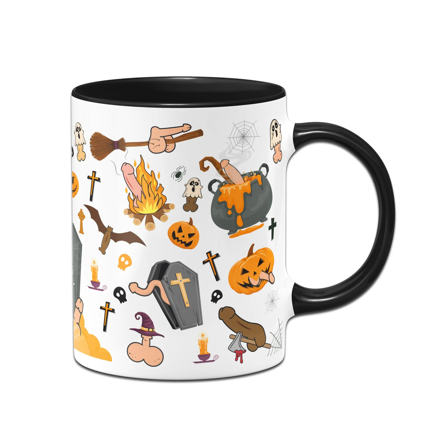 Bild: Tasse - Halloween mit Grusel Penis - Pimmel Geschenkidee