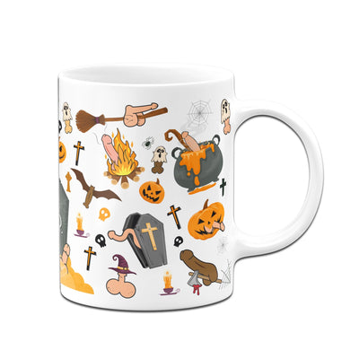 Bild: Tasse - Halloween mit Grusel Penis - Pimmel Geschenkidee