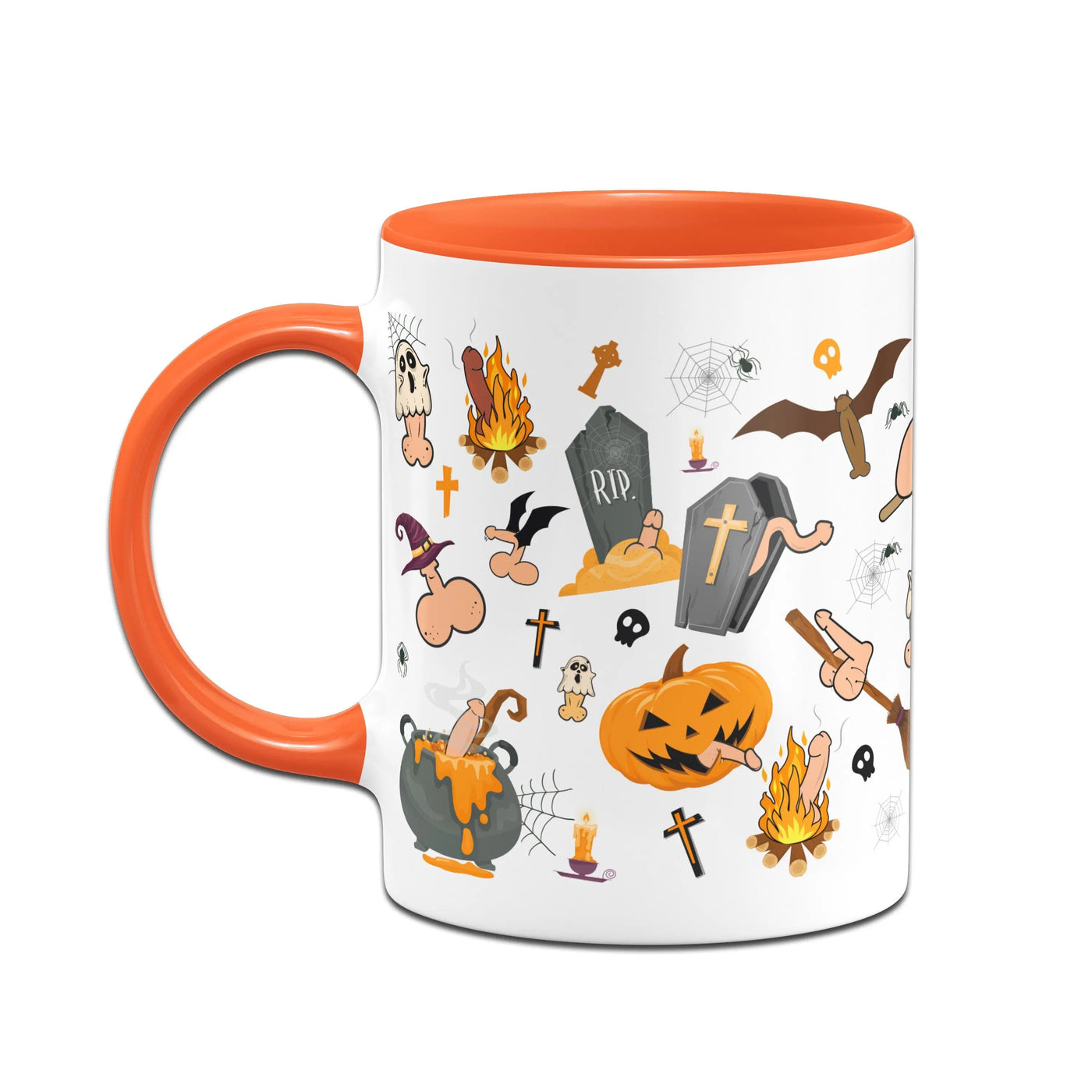 Bild: Tasse - Halloween mit Grusel Penis - Pimmel Geschenkidee
