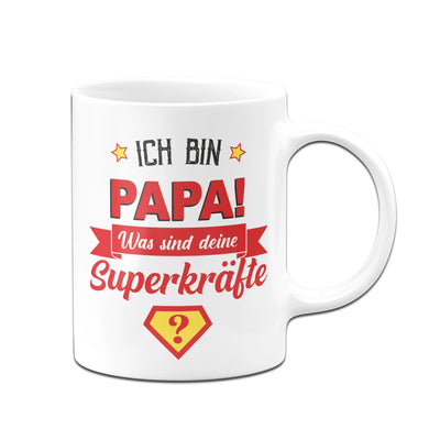 Bild: Tasse - Ich bin Papa! Was sind deine Superkräfte? Geschenkidee