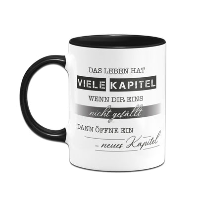 Bild: Tasse - Das Leben hat viele Kapitel Geschenkidee