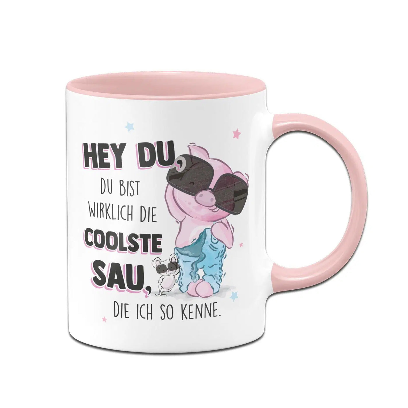 Bild: Tasse - Du bist wirklich die coolste Sau die ich so kenne Geschenkidee