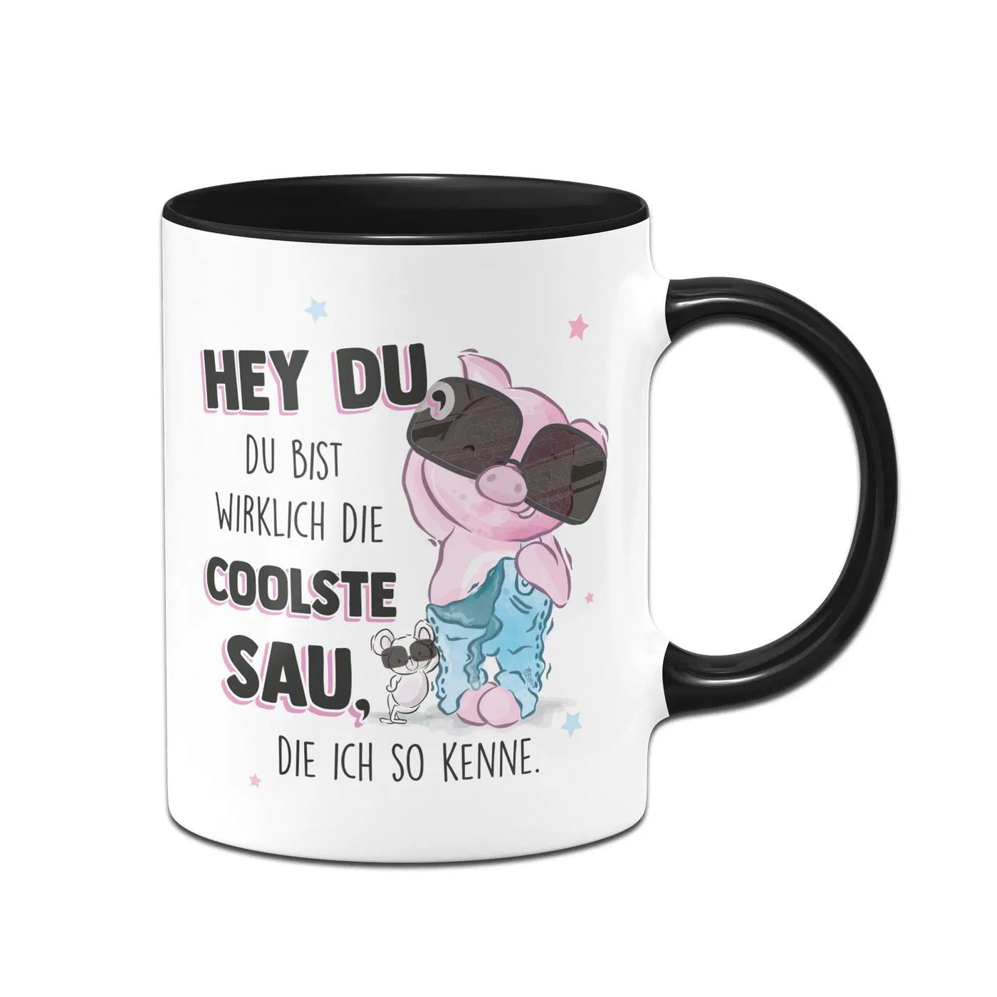 Bild: Tasse - Du bist wirklich die coolste Sau die ich so kenne Geschenkidee