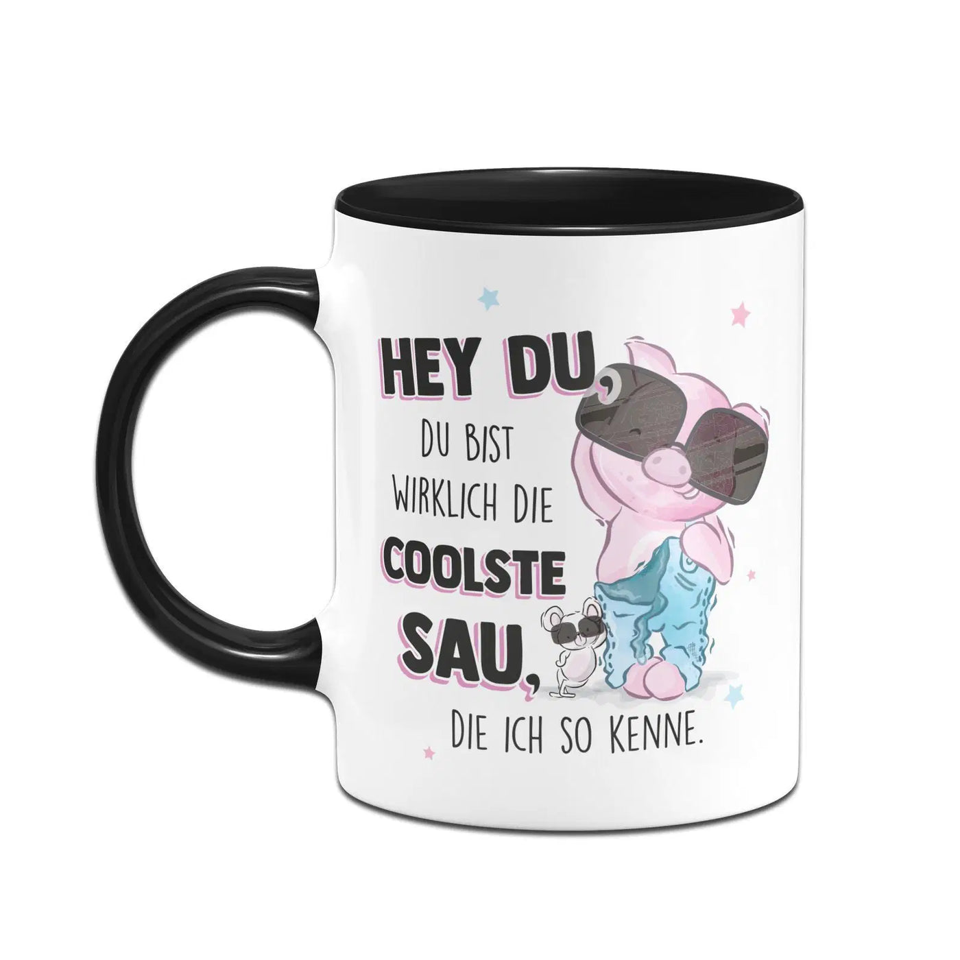 Bild: Tasse - Du bist wirklich die coolste Sau die ich so kenne Geschenkidee
