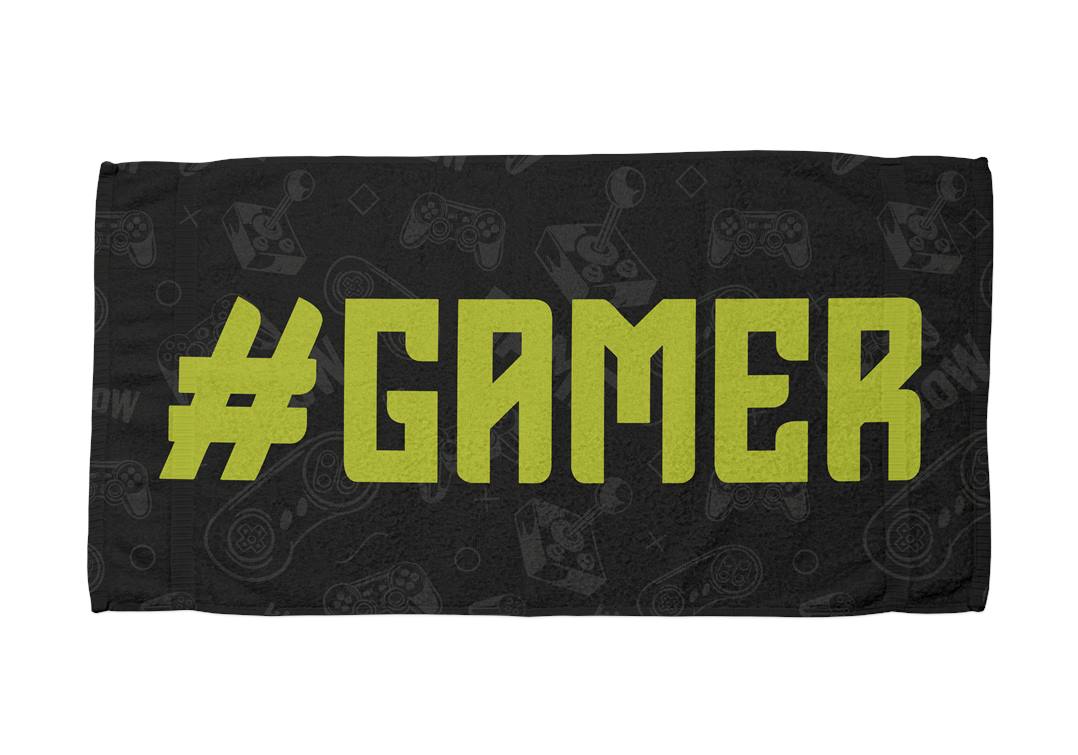 #Gamer - Handtuch & Strandtuch