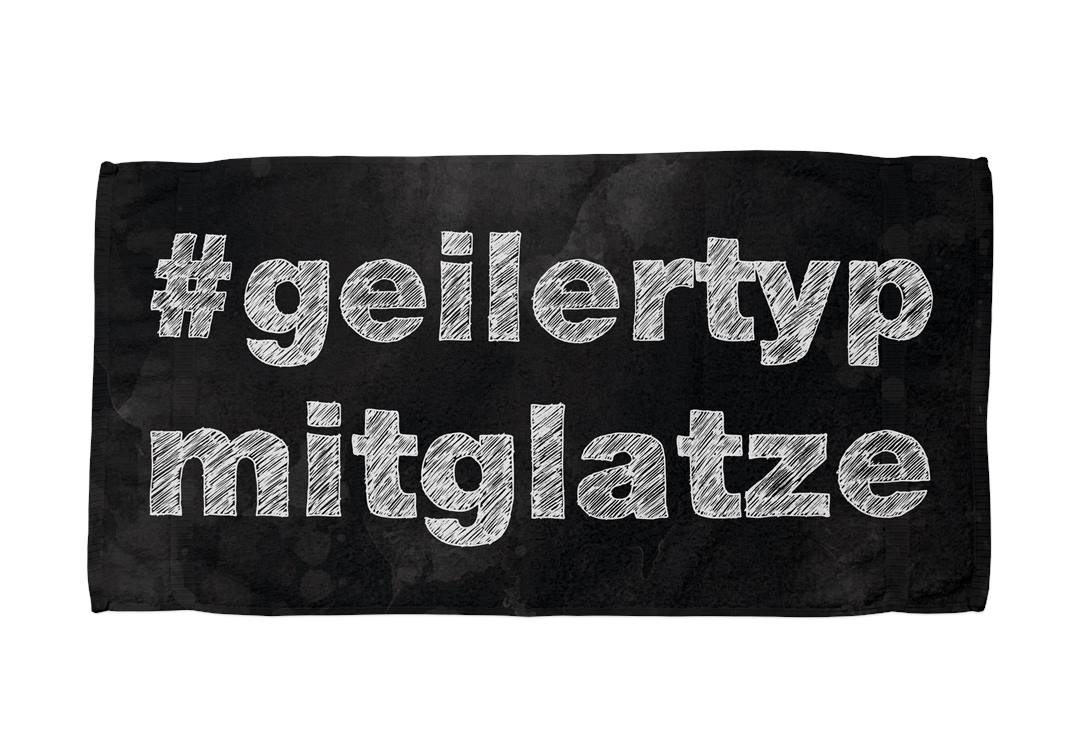 #geilertypmitglatze - Handtuch & Strandtuch