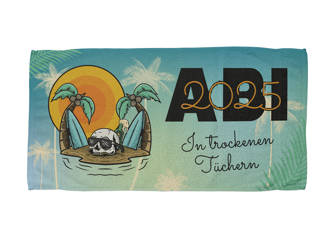 Abi 2025 in trockenen Tüchern - Handtuch & Strandtuch