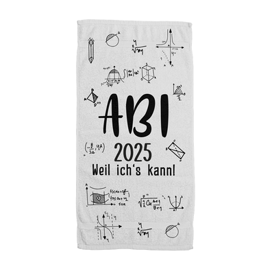 Abi 2025 weil ich's kann! - Handtuch & Strandtuch