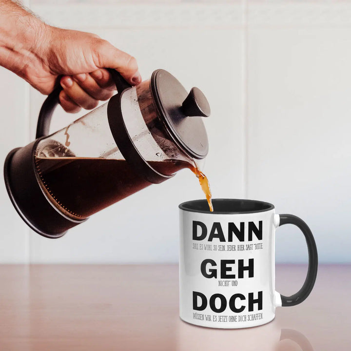Jungle Mug Kaffeetasse "Kaffee Jammert Nicht" - Lustiges Abschiedsgeschenk Für Kollegen, Chef, Vatertag