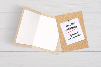 Bild: Abschiedskarte - Kollege abzugeben Topzustand aber unbrauchbar Geschenkidee