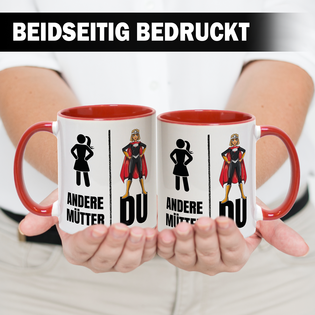 Tasse - Andere Mütter vs. Du (Superheldin)