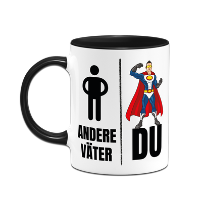 Tasse - Andere Väter vs. Du (Superheld)