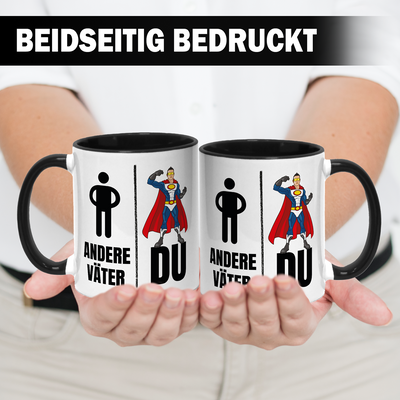 Tasse - Andere Väter vs. Du (Superheld)