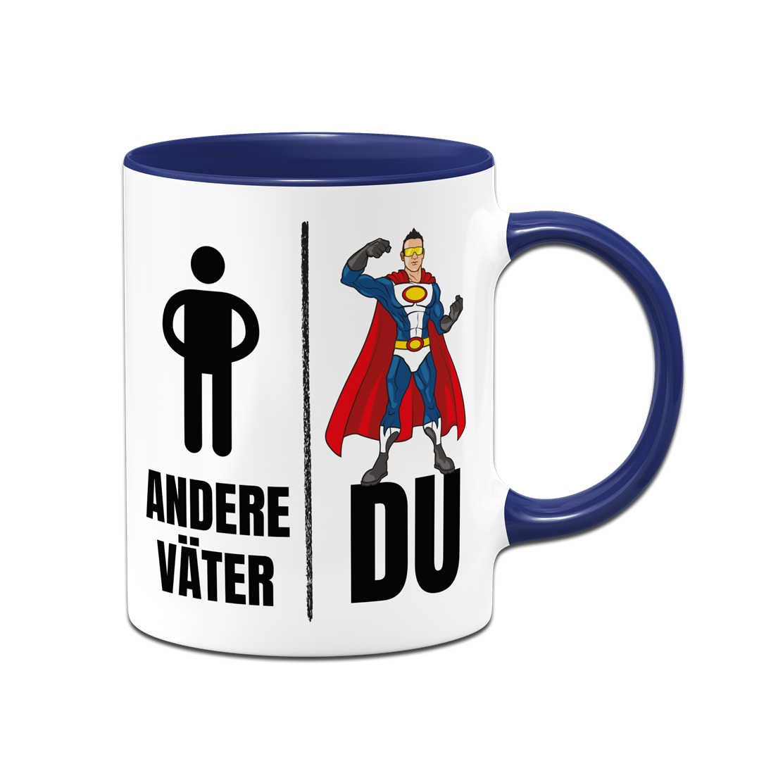 Tasse - Andere Väter vs. Du (Superheld)