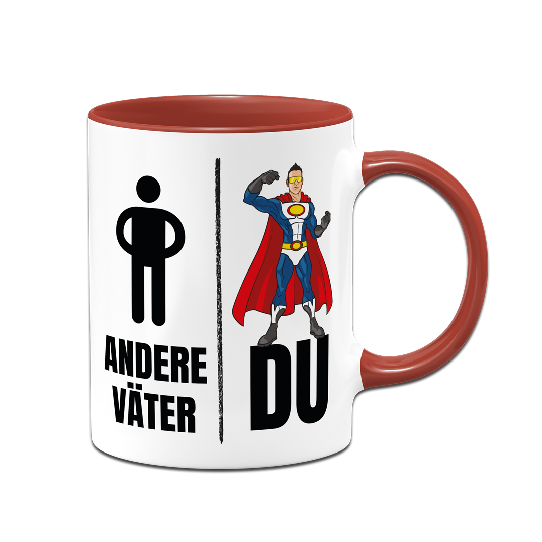 Tasse - Andere Väter vs. Du (Superheld)
