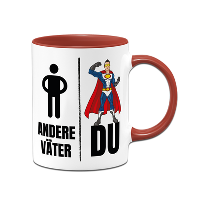 Tasse - Andere Väter vs. Du (Superheld)