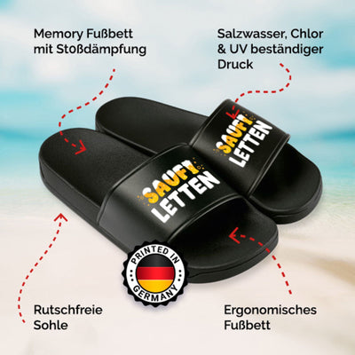 Badeschuhe - Saufi-Letten