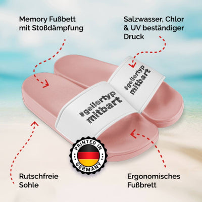 Badeschuhe - #geilertypmitbart