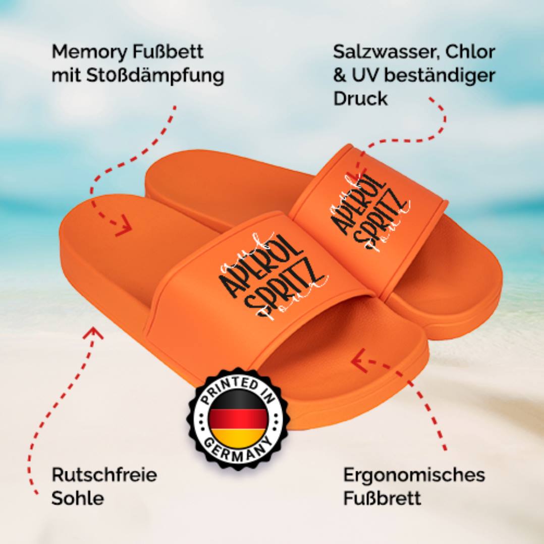 Badeschuhe - Auf Aperol Spritztour