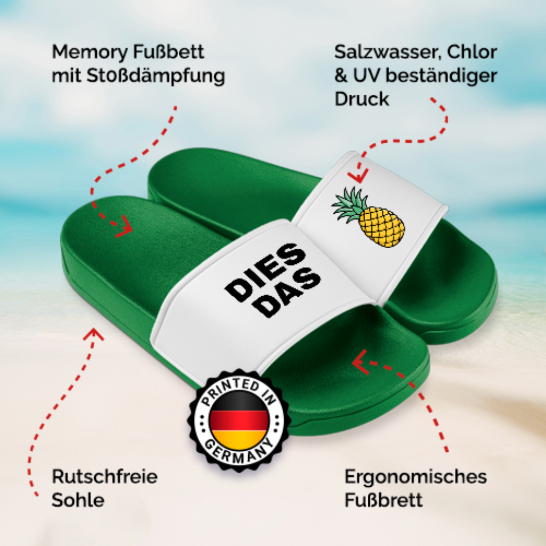Badeschuhe - Dies Das Ananas