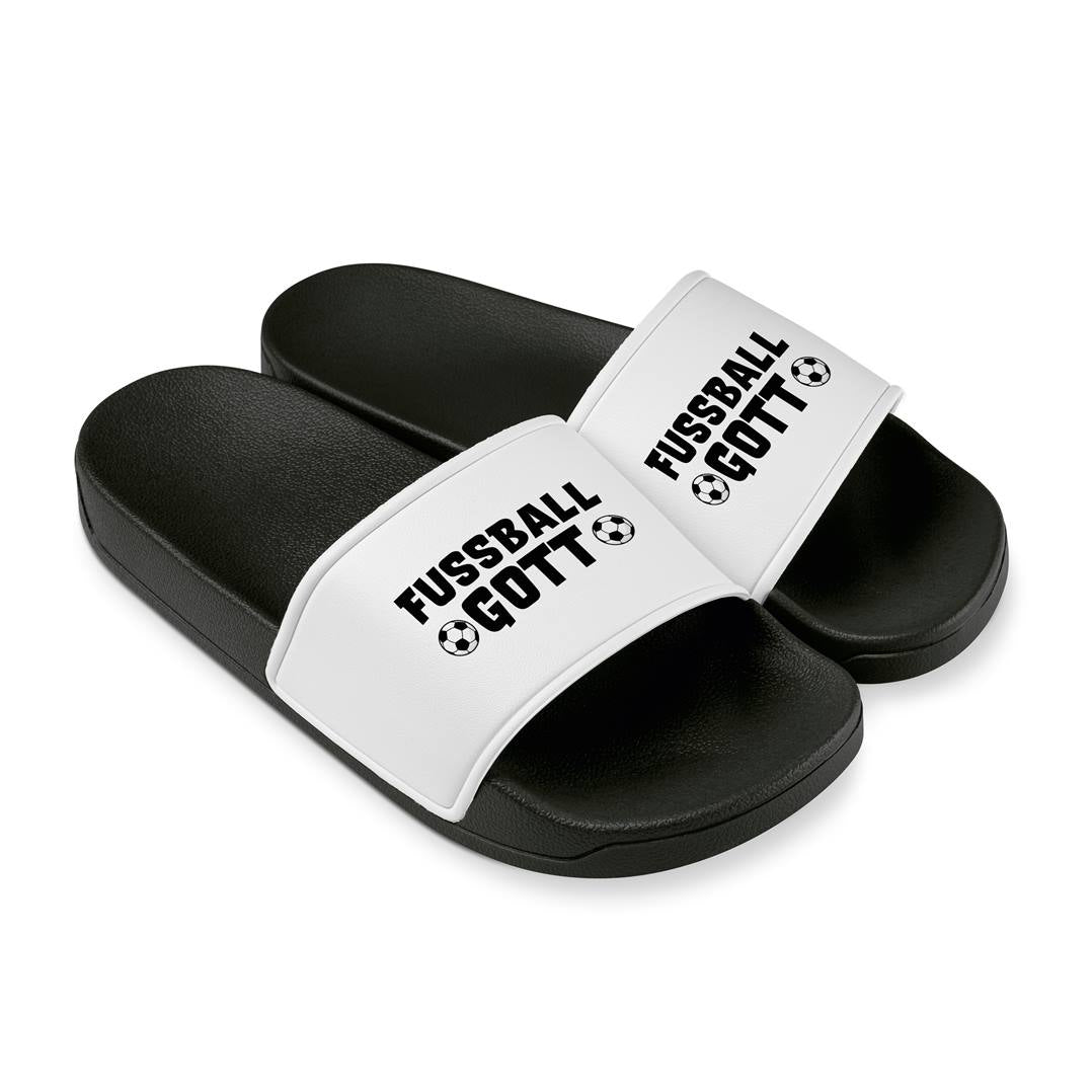 Badeschuhe - Fußballgott