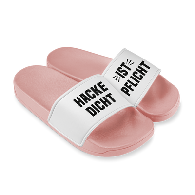 Badeschuhe - Hacke Dicht ist Pflicht